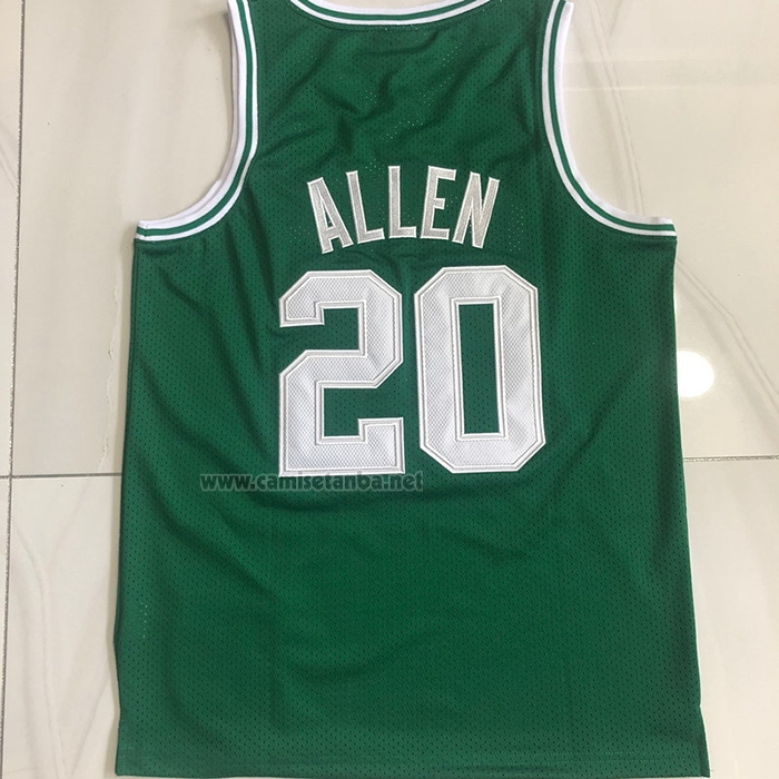 Camiseta Boston Celtics Ray Allen #20 Mitchell & Ness 1996-97 Verde